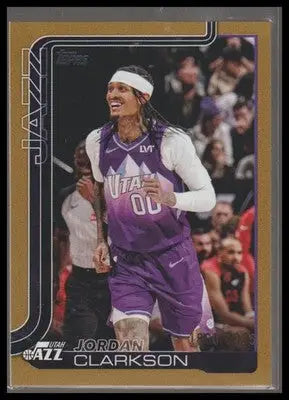 2025-26 Topps #132 Jordan Clarkson Gold #/2025