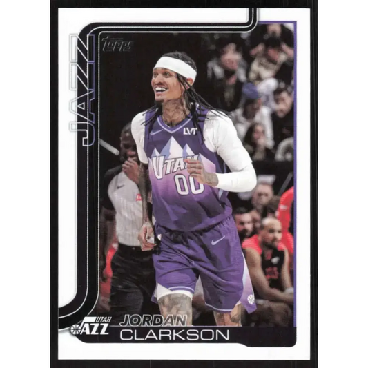 2025-26 Topps #132 Jordan Clarkson NM-MT Utah Jazz Basketball Card