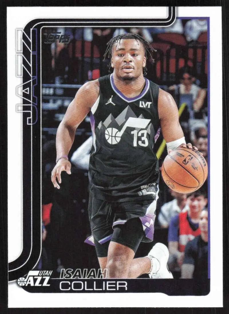 2025-26 Topps #133 Isaiah Collier NM-MT Utah Jazz Basketball Card - Basketball Card Single
