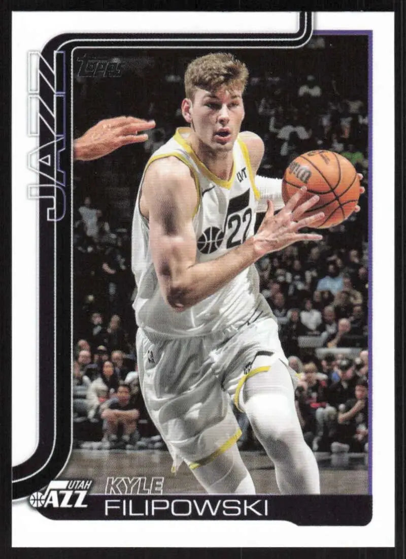2025-26 Topps #134 Kyle Filipowski NM-MT Utah Jazz Basketball Card - Basketball Card Single
