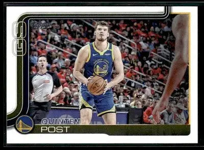 2025-26 Topps #139 Quinten Post - Basketball Card Single