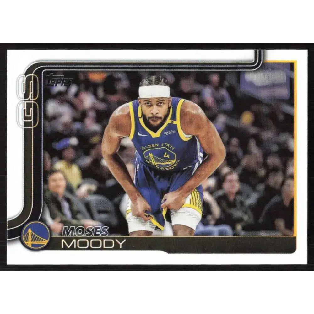 2025-26 Topps #140 Moses Moody NM-MT Golden State Warriors Basketball Card - Basketball Card Single