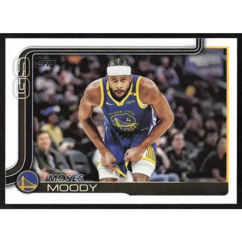 2025-26 Topps #140 Moses Moody NM-MT Golden State Warriors Basketball Card - Basketball Card Single