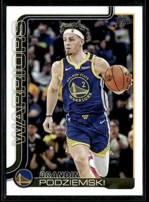 2025-26 Topps #141 Brandin Podziemski - Basketball Card Single