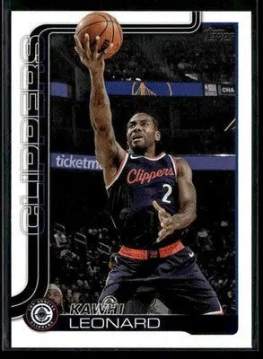 2025-26 Topps #142 Kawhi Leonard Base Los Angeles Clippers - Basketball Card Single