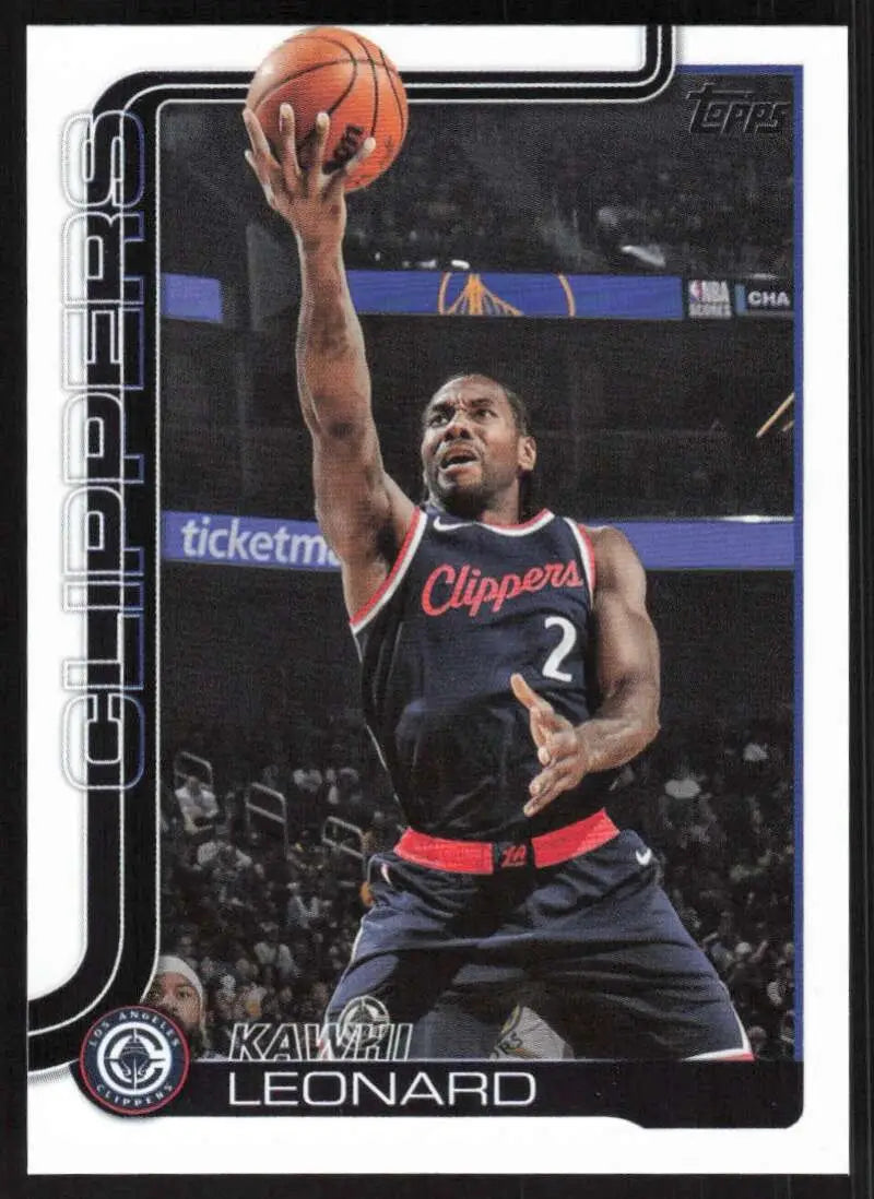 2025-26 Topps #142 Kawhi Leonard NM-MT Los Angeles Clippers Basketball Card - Basketball Card Single