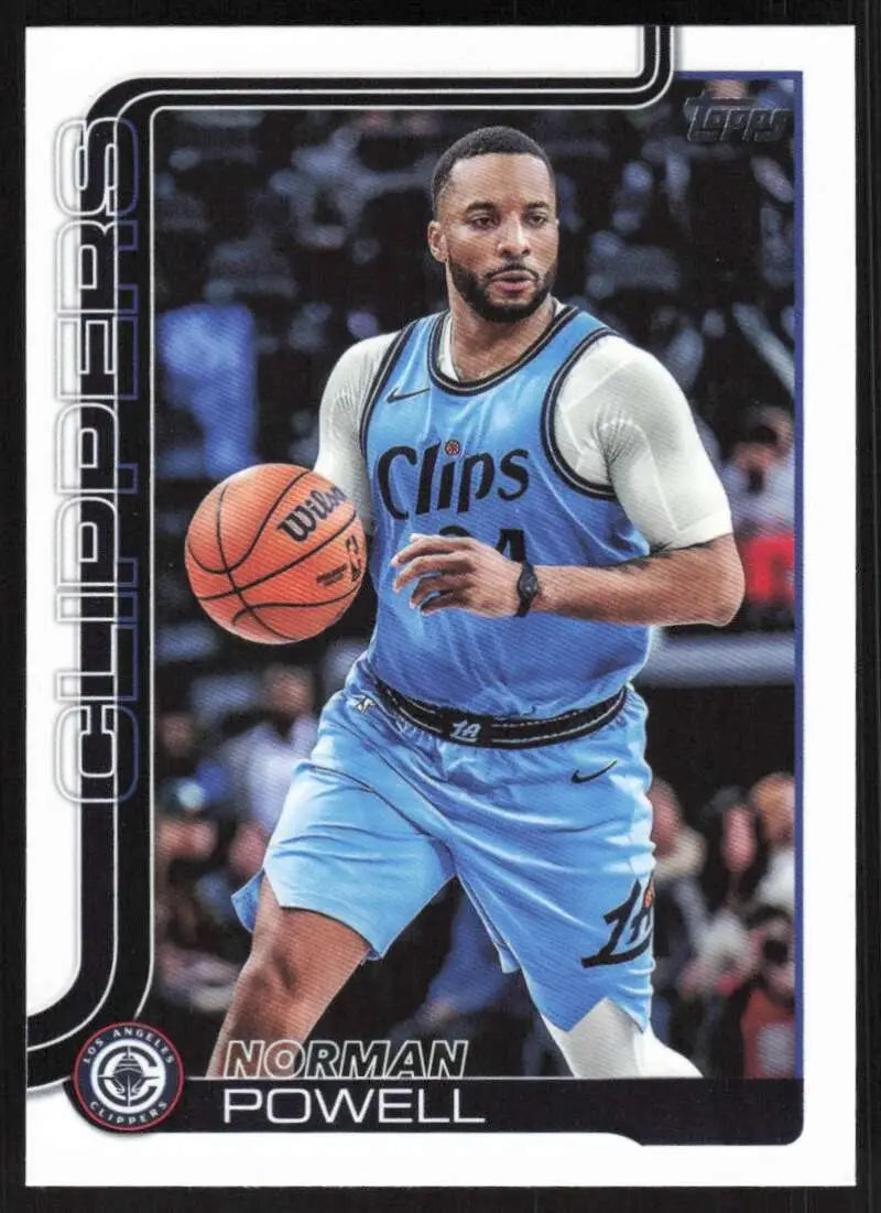 2025-26 Topps #144 Norman Powell NM-MT Los Angeles Clippers Basketball Card - Basketball Card Single