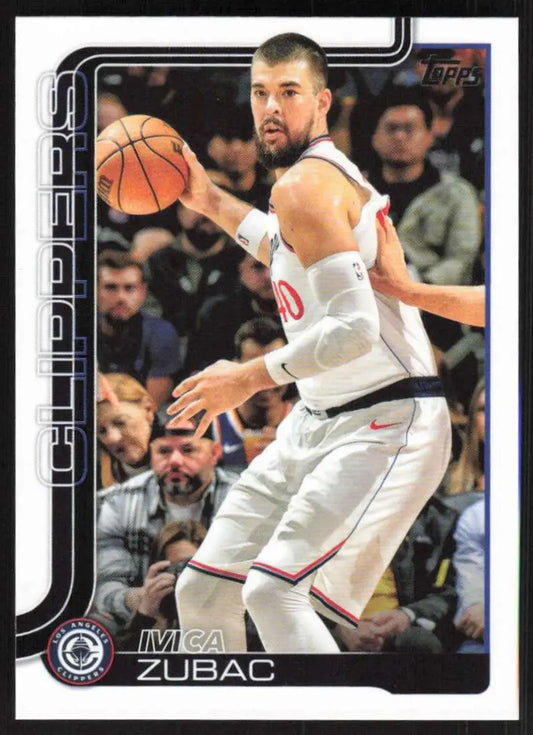 2025-26 Topps #145 Ivica Zubac NM-MT Los Angeles Clippers Basketball Card - Basketball Card Single