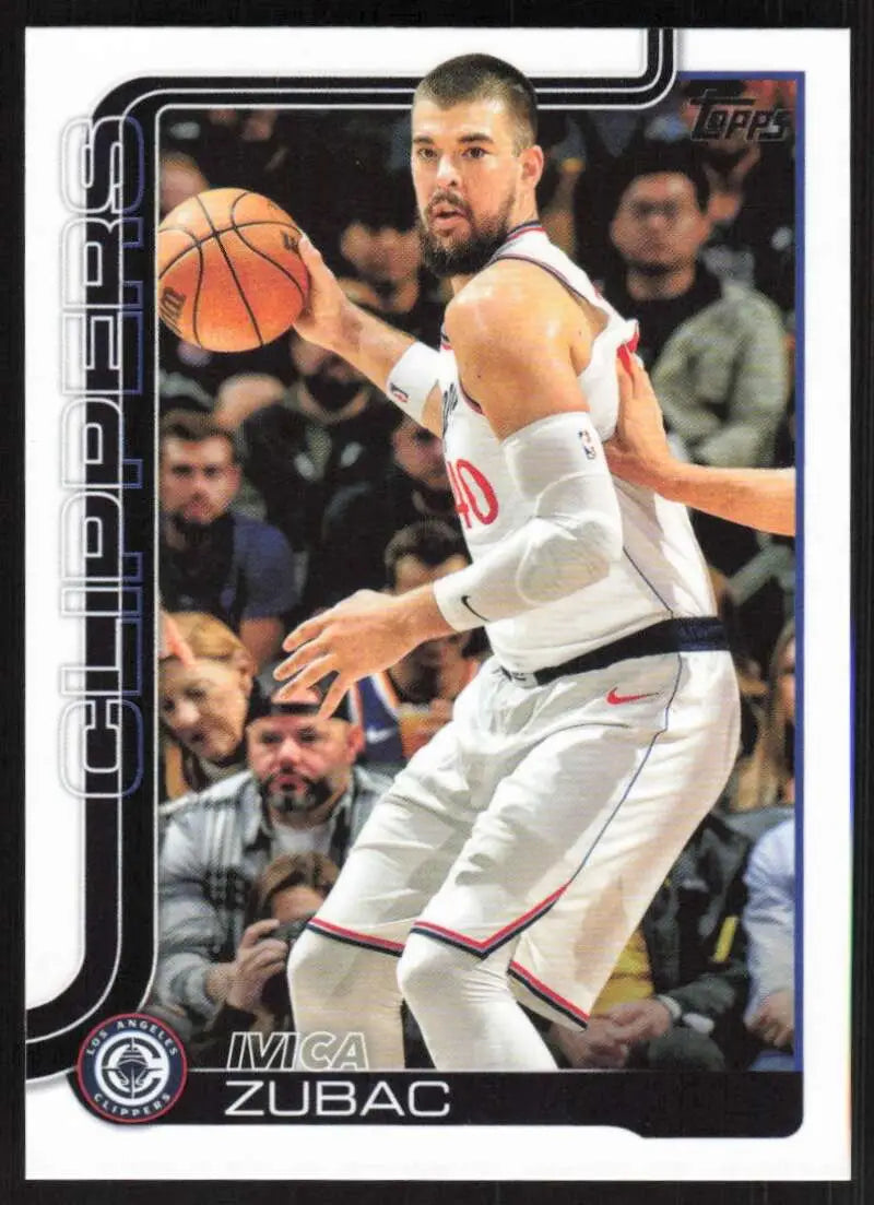 2025-26 Topps #145 Ivica Zubac NM-MT Los Angeles Clippers Basketball Card - Basketball Card Single
