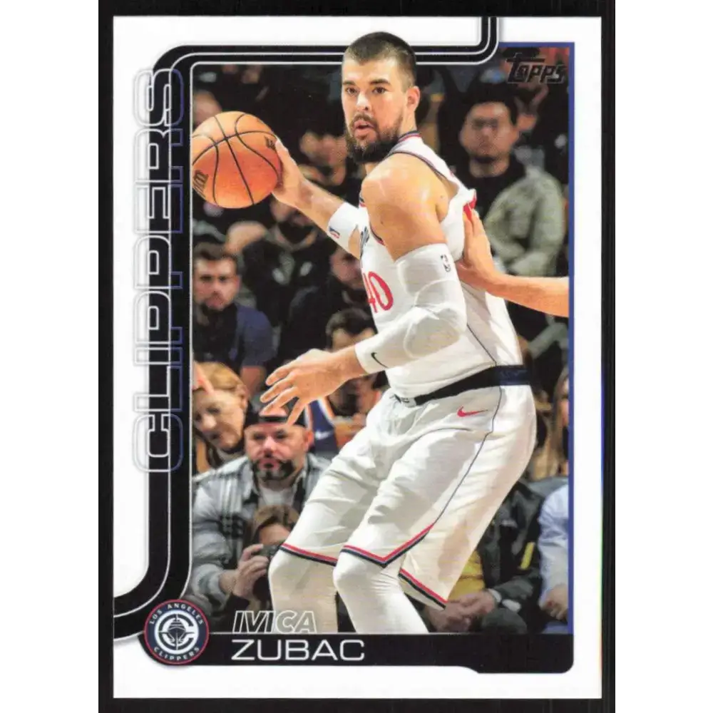 2025-26 Topps #145 Ivica Zubac NM-MT Los Angeles Clippers Basketball Card - Basketball Card Single