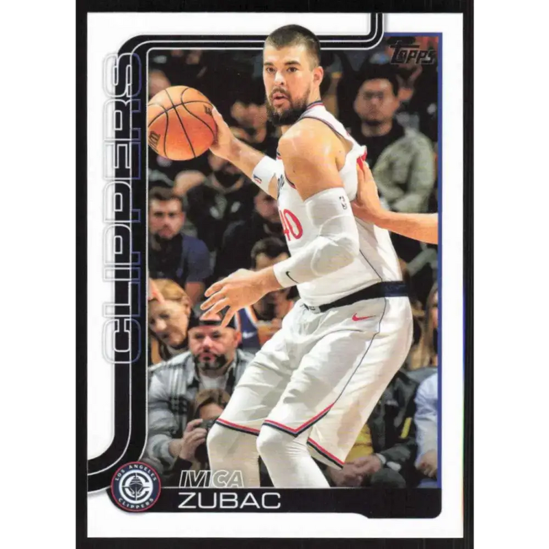 2025-26 Topps #145 Ivica Zubac NM-MT Los Angeles Clippers Basketball Card - Basketball Card Single