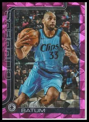 2025-26 Topps #146 Nicolas Batum Diamante Pink