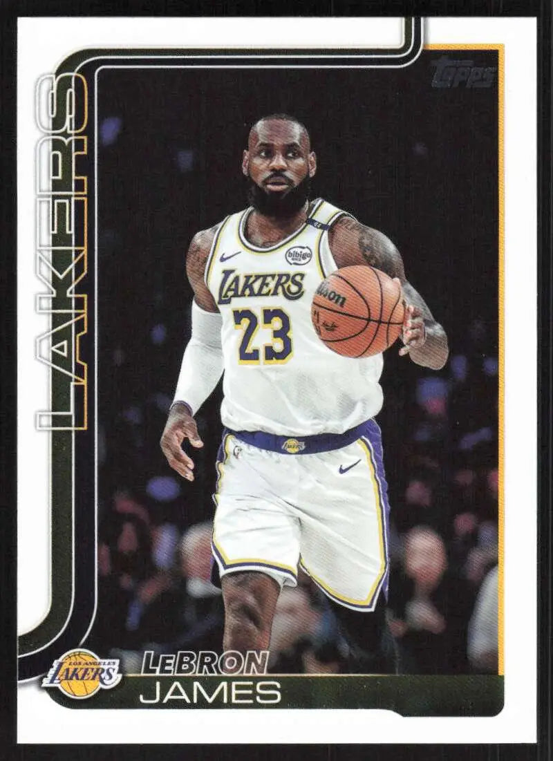 2025-26 Topps #150 LeBron James NM-MT Los Angeles Lakers Basketball Card - Basketball Card Single