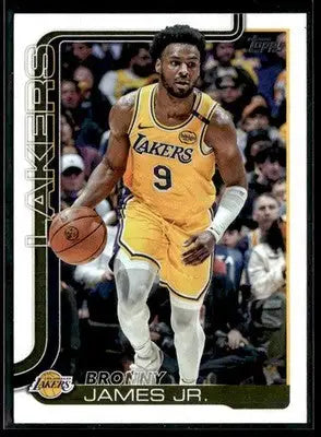 2025-26 Topps #152 Bronny James Jr. - Basketball Card Single