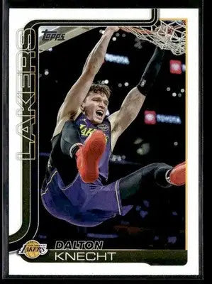2025-26 Topps #153 Dalton Knecht - Basketball Card Single