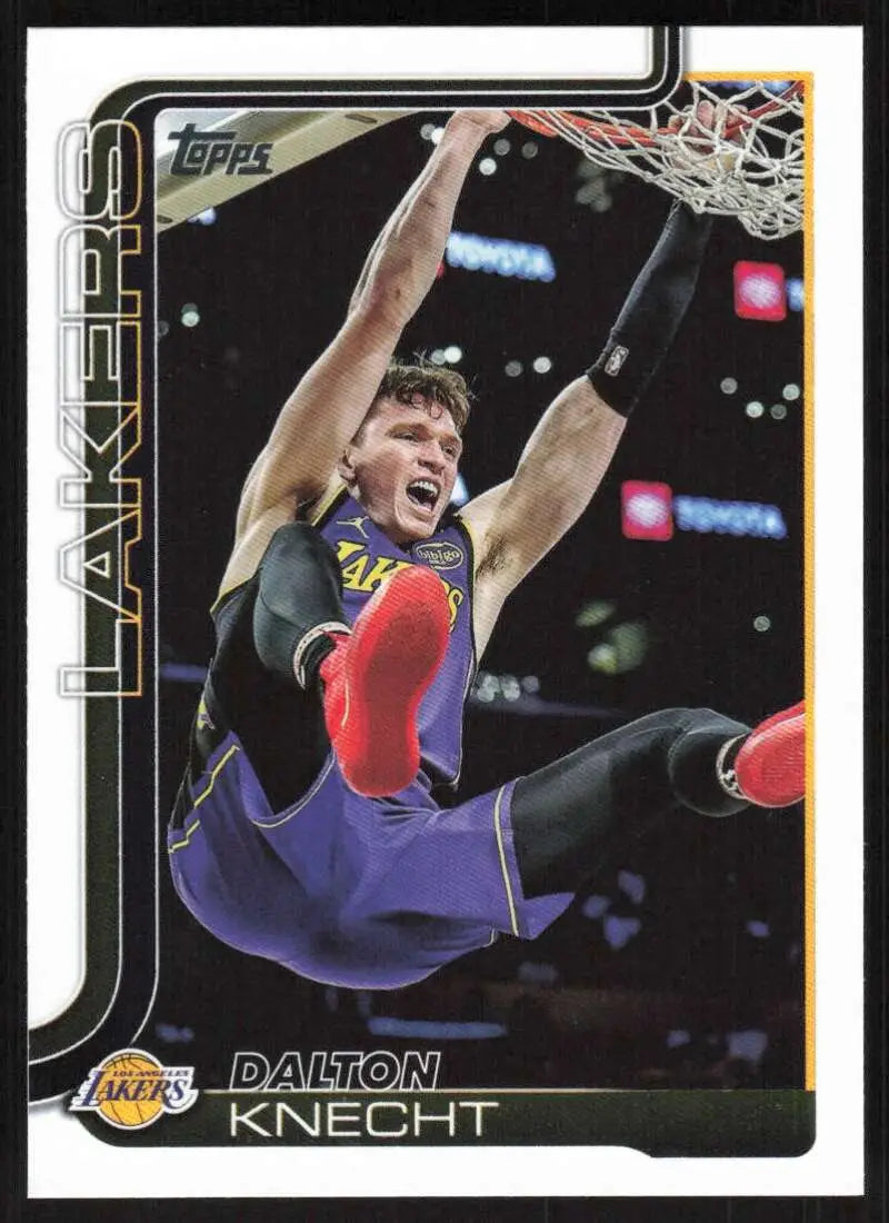 2025-26 Topps #153 Dalton Knecht NM-MT Los Angeles Lakers Basketball Card - Basketball Card Single