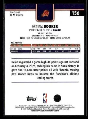 2025-26 Topps #156 Devin Booker