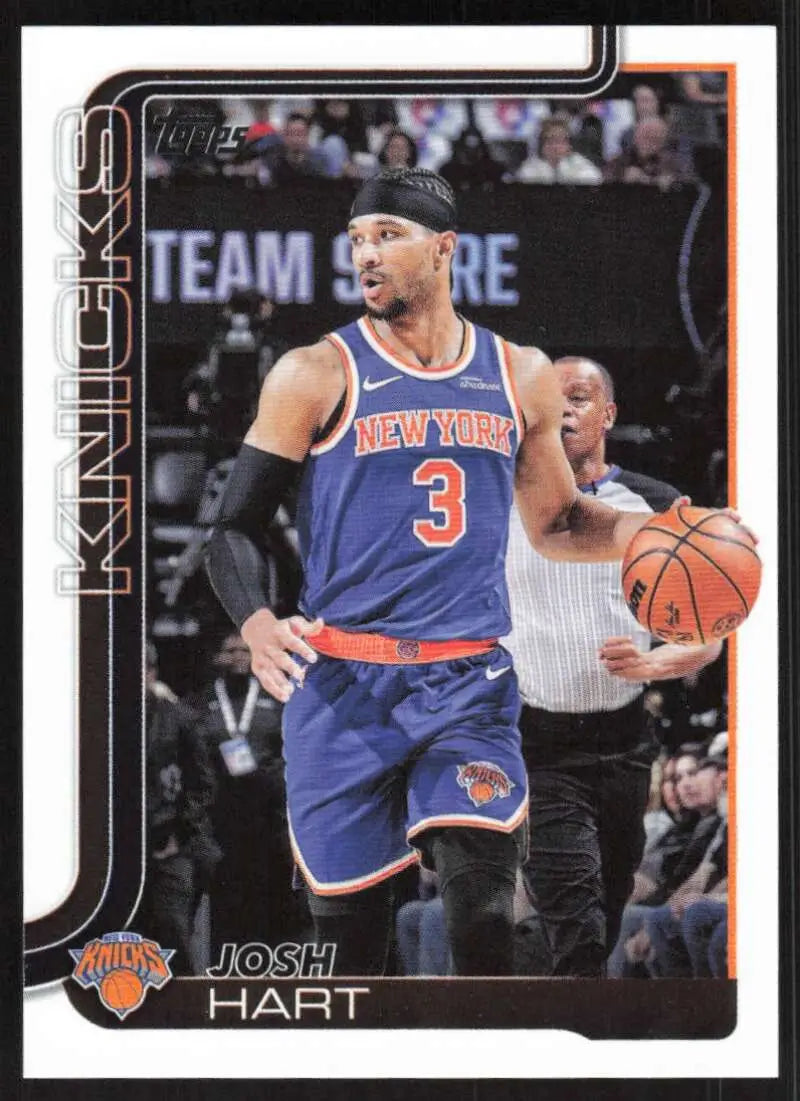 2025-26 Topps #16 Josh Hart NM-MT New York Knicks Basketball Card - Basketball Card Single