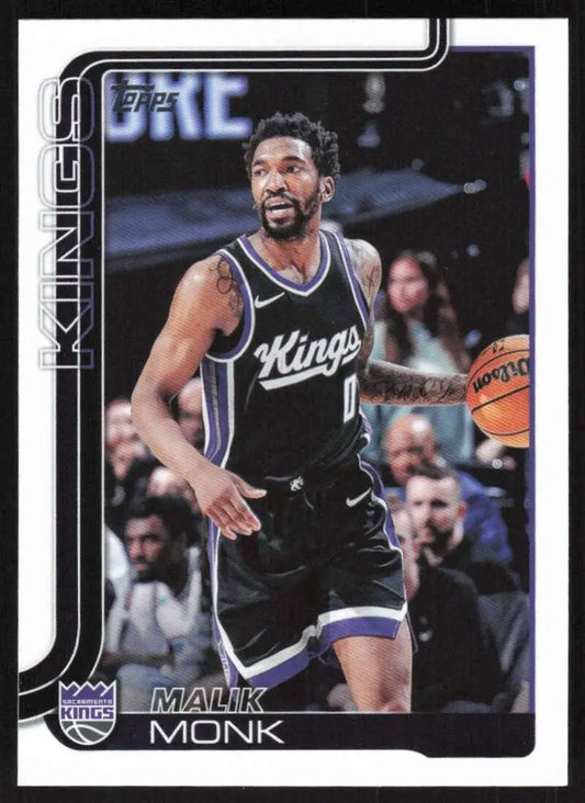 2025-26 Topps #164 Malik Monk NM-MT Sacramento Kings Basketball Card - Basketball Card Single