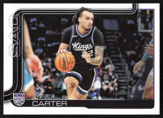 2025-26 Topps #165 Devin Carter NM-MT Sacramento Kings Basketball Card