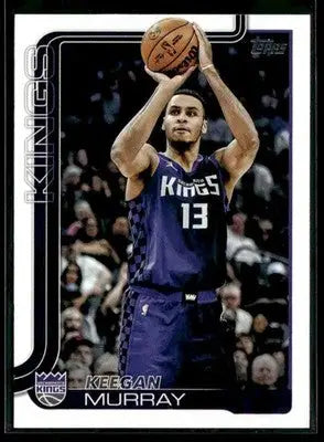 2025-26 Topps #166 Keegan Murray Base Sacramento Kings - Basketball Card Single