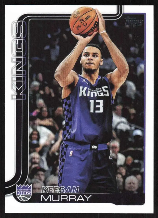 2025-26 Topps #166 Keegan Murray NM-MT Sacramento Kings Basketball Card - Basketball Card Single