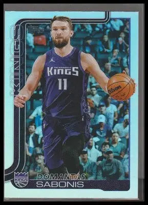 2025-26 Topps #167 Domantas Sabonis Holo Foil Kings