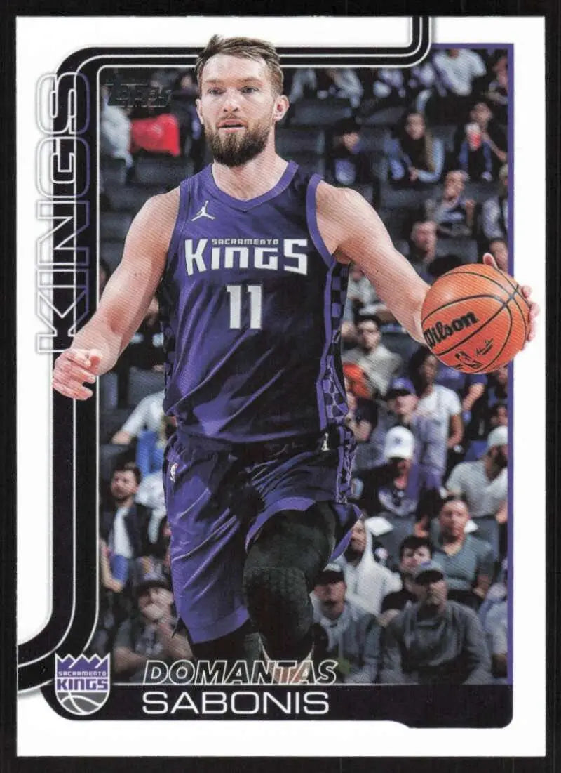 2025-26 Topps #167 Domantas Sabonis NM-MT Sacramento Kings Basketball Card - Basketball Card Single