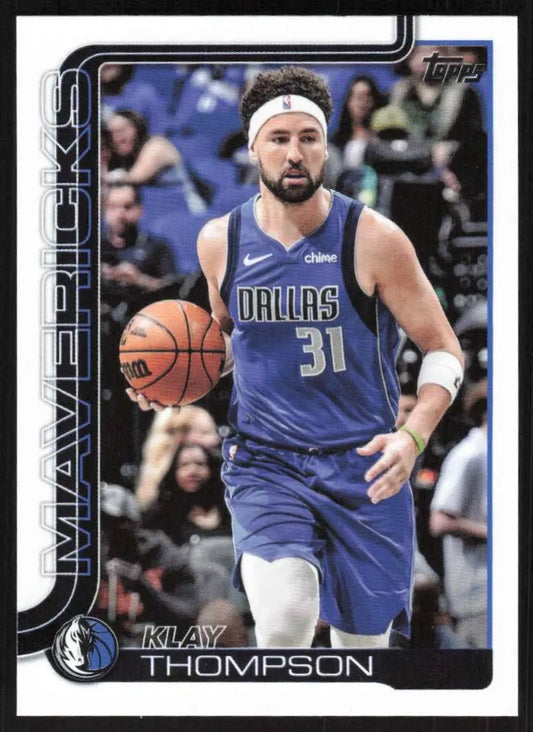 2025-26 Topps #170 Klay Thompson NM-MT Dallas Mavericks Basketball Card