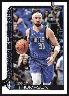 2025-26 Topps #170 Klay Thompson NM-MT Mavericks ID:80821 - Basketball Card Single