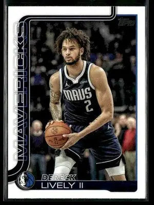 2025-26 Topps #172 Dereck Lively II - Basketball Card Single