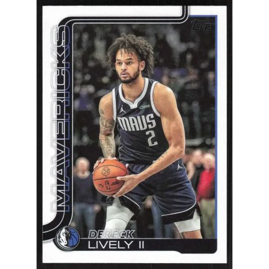 2025-26 Topps #172 Dereck Lively II NM-MT Dallas Mavericks Basketball Card
