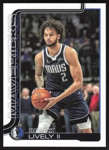 2025-26 Topps #172 Dereck Lively II NM-MT Mavericks ID:80822 - Basketball Card Single