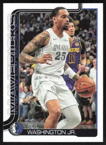 2025-26 Topps #173 P.J. Washington Jr. NM-MT Mavericks ID:80823 - Basketball Card Single