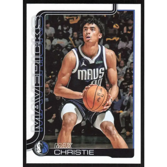 2025-26 Topps #174 Max Christie NM-MT Dallas Mavericks Basketball Card