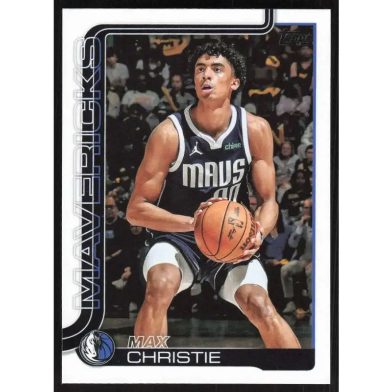 2025-26 Topps #174 Max Christie NM-MT Dallas Mavericks Basketball Card - Basketball Card Single