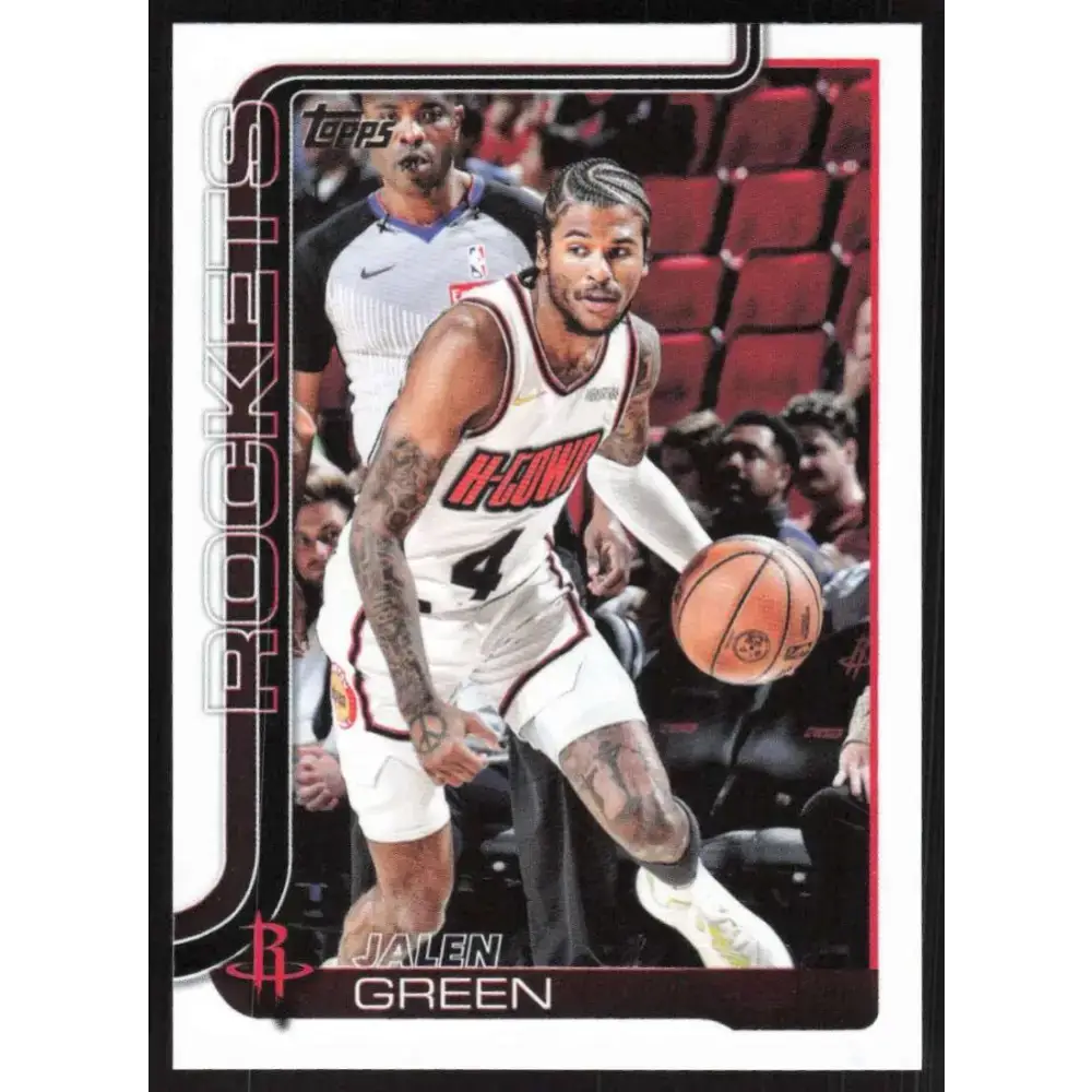 2025-26 Topps #175 Jalen Green NM-MT Houston Rockets Basketball Card