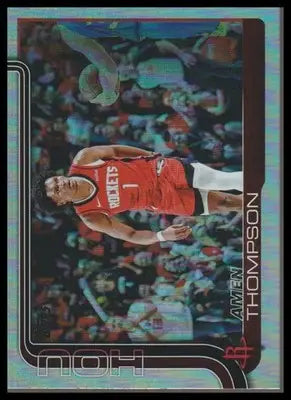2025-26 Topps #176 Amen Thompson Holo Foil Rockets