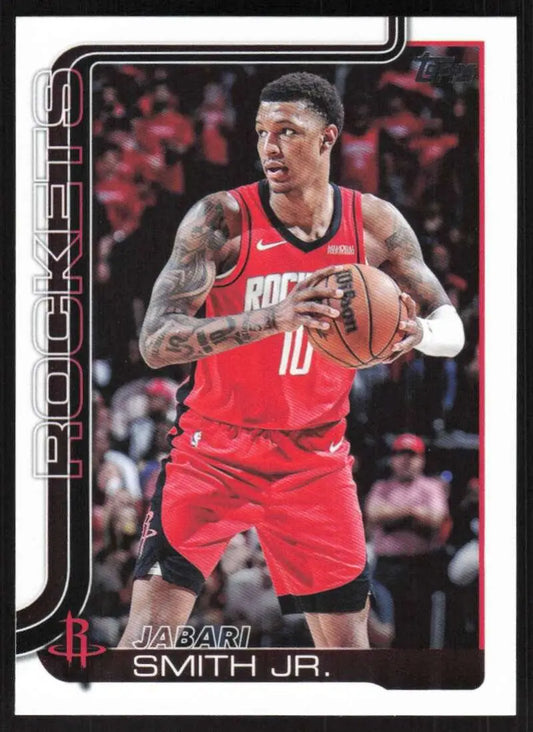 2025-26 Topps #177 Jabari Smith Jr. NM-MT Houston Rockets Basketball Card - Basketball Card Single