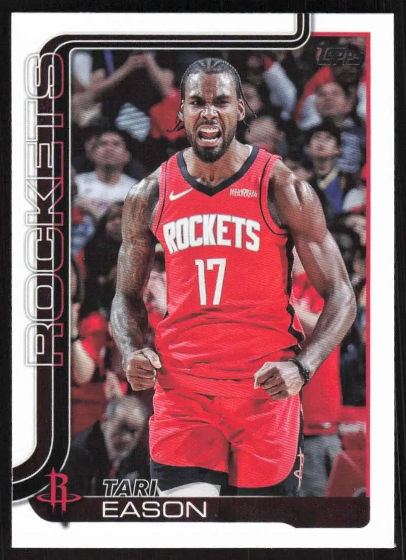 2025-26 Topps #179 Tari Eason NM-MT Houston Rockets Basketball Card - Basketball Card Single