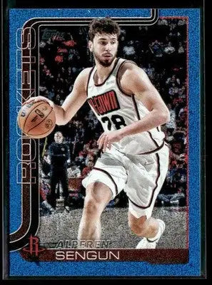 2025-26 Topps #180 Alperen Sengun Sandglitter Blue SSP - Basketball Card Single