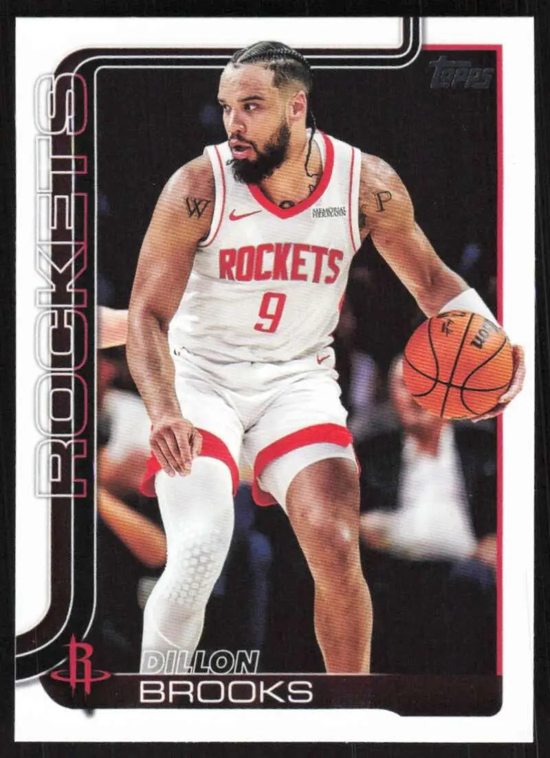 2025-26 Topps #181 Dillon Brooks NM-MT Houston Rockets Basketball Card - Basketball Card Single