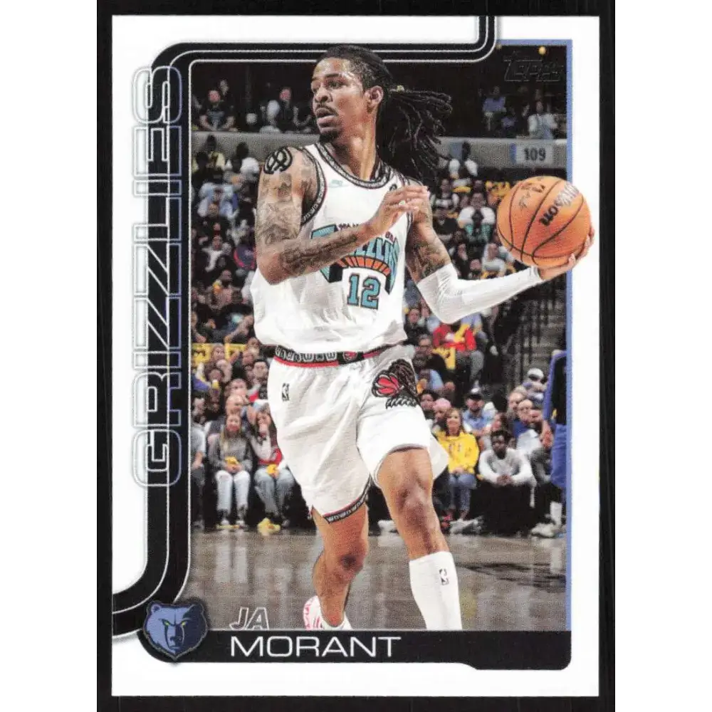 2025-26 Topps #182 Ja Morant NM-MT Memphis Grizzlies Basketball Card - Basketball Card Single