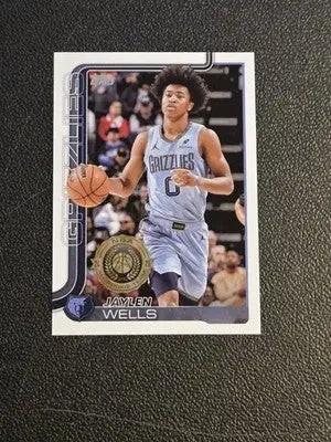2025-26 Topps #183 Jaylen Wells - Basketball Card Single