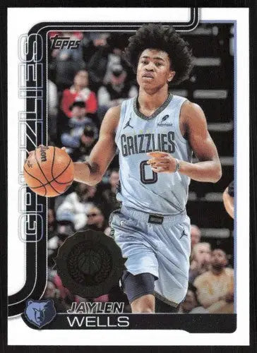 2025-26 Topps #183 Jaylen Wells NM-MT Grizzlies ID:80826 - Basketball Card Single