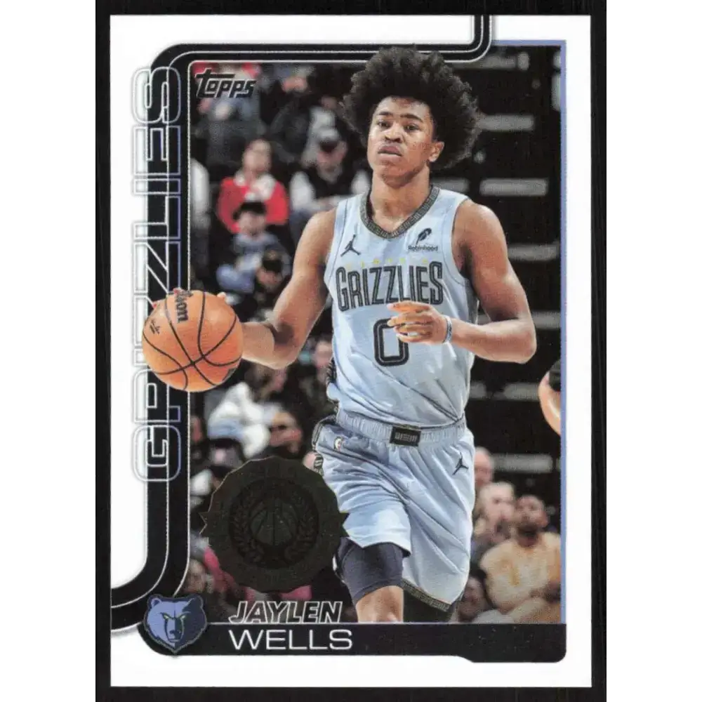 2025-26 Topps #183 Jaylen Wells NM-MT Memphis Grizzlies Basketball Card - Basketball Card Single