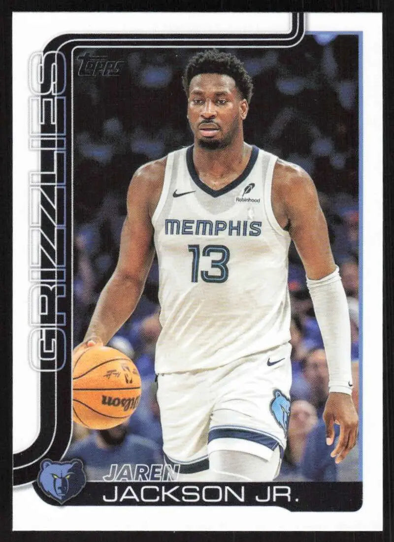 2025-26 Topps #184 Jaren Jackson Jr. NM-MT Memphis Grizzlies Basketball Card - Basketball Card Single