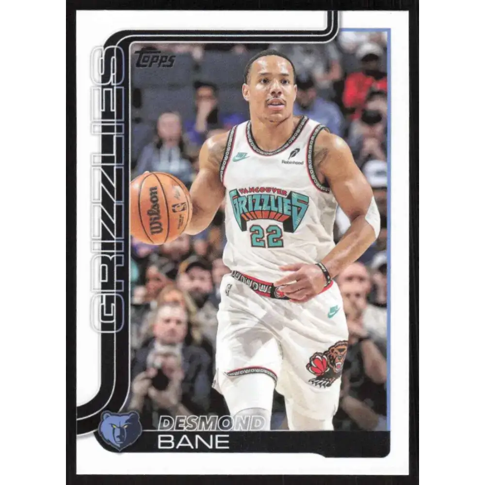 2025-26 Topps #185 Desmond Bane NM-MT Memphis Grizzlies Basketball Card - Basketball Card Single