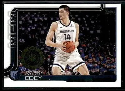 2025-26 Topps #186 Zach Edey - Basketball Card Single