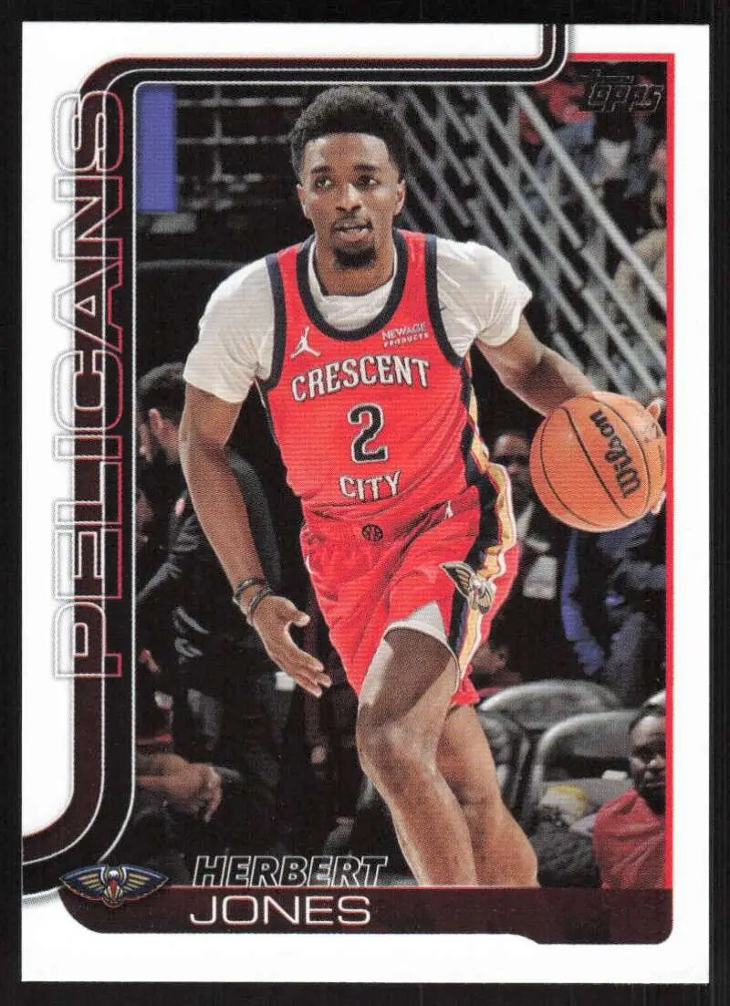 2025-26 Topps #189 Herbert Jones NM-MT New Orleans Pelicans Basketball Card - Basketball Card Single